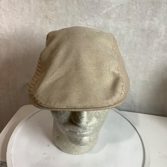 Dockers Tan Cotton Blend Ivy Flat Cap Men L/XL Lightweight Breathable Newsboy - Picture 2 of 7